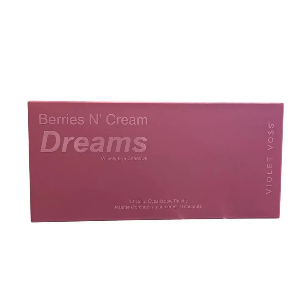 Violet Voss Berries N Cream Dreams Eyeshadow Palette 10 Shades New Sealed